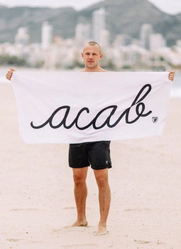 Ręcznik PGWEAR ACAB biało-czarny