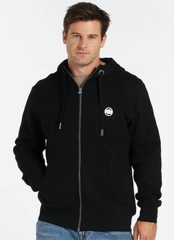 Bluza PIT BULL SMALL LOGO czarna rozpinana