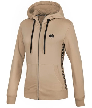 Damska bluza PIT BULL FRENCH TERRY LADETA WMN beżowa rozpinana