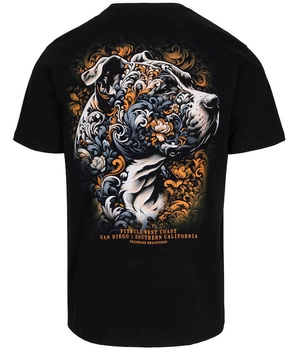 T-shirt PIT BULL TATTOO czarny