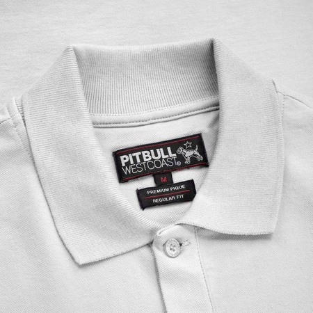 POLO PIT BULL regular LOGO białe