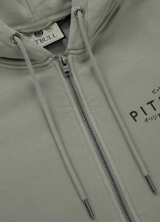 Bluza PIT BULL WASHED MT FUJI grey harbour rozpinana