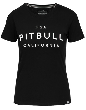 T-shirt damski PIT BULL USA CAL WMN czarny