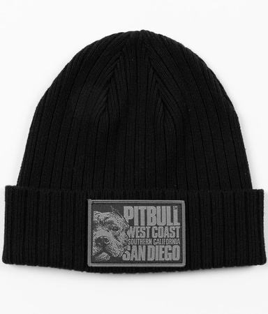 Czapka zimowa PIT BULL SILVAS BLOOD DOG czarna
