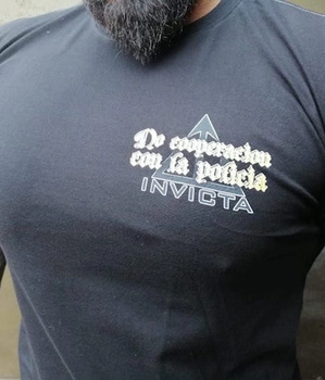 T-shirt INVICTA NO COOPERACION czarny
