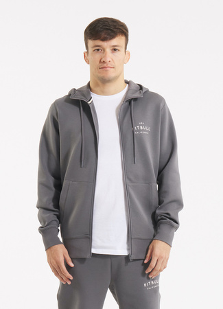 Bluza PIT BULL SAMPSON grafitowa rozpinana kaptur