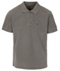 POLO PIT BULL Denim Washed Pique SMALL LOGO dark brown