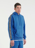 Bluza PIT BULL Tricot Terry TAPE NUGGET niebieska (electric blue) kaptur