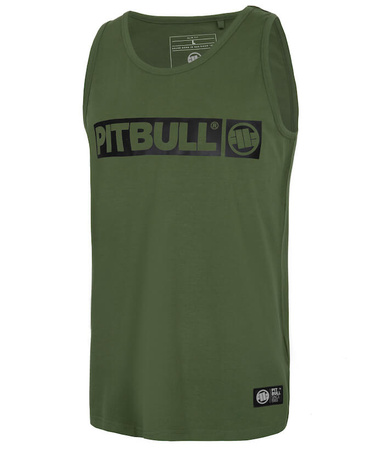 Tank top PIT BULL SLIM FIT HILLTOP oliwkowy