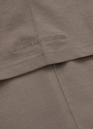 T-shirt PIT BULL USA CAL 140 spandex taupe