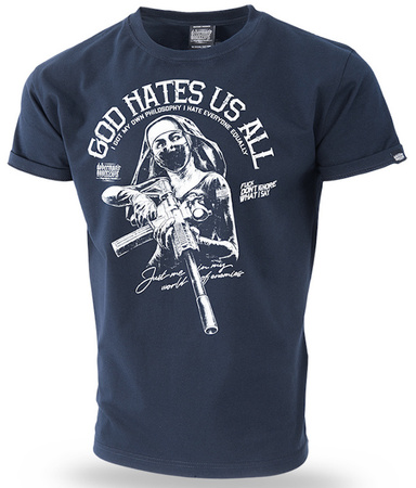 T-shirt DOBERMANS THE NUN TS296 granatowy