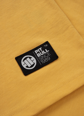 T-shirt PIT BULL SMALL LOGO 25 żółty (pale yellow)