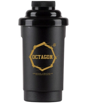 Shaker OCTAGON SHARP czarno-złoty
