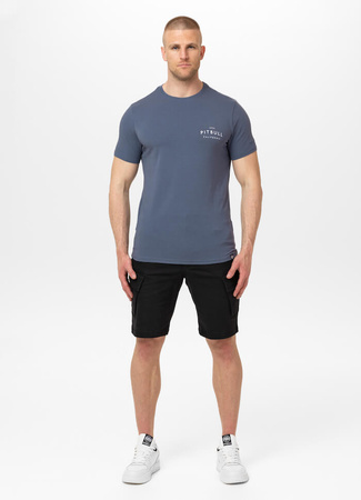 T-shirt PIT BULL USA CAL 140 spandex navy jeans
