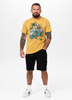 T-shirt PIT BULL Denim Washed OPEN BEACH żółty (washed yellow)