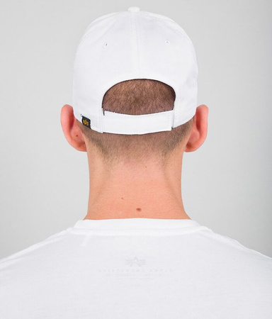 Czapka ALPHA INDUSTRIES VELCRO CAP biała 168903 09