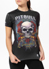 Damska koszulka sportowa Mesh PIT BULL SANTA MUERTE WMN  czarna