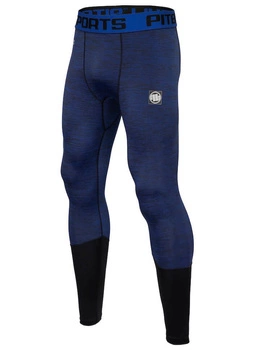 Leginsy PIT BULL SMALL LOGO granatowe