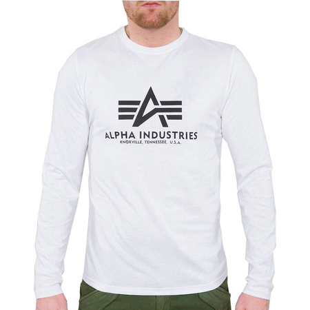 Longsleeve ALPHA INDUSTRIES BASIC biały 100510 09