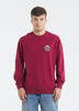 Bluza PIT BULL Tricot Terry SAN DIEGO CA bordowa prosta