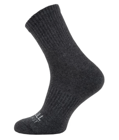 Długie skarpetki PIT BULL HIGH ANKLE THICK TNT biało/grafitowo/czarne grube - 3 pary