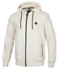 Bluza PIT BULL SMALL LOGO TERRY jasno beżowa rozpinana