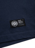 T-shirt PIT BULL Slim Fit LYCRA SMALL LOGO granatowy ciemne logo