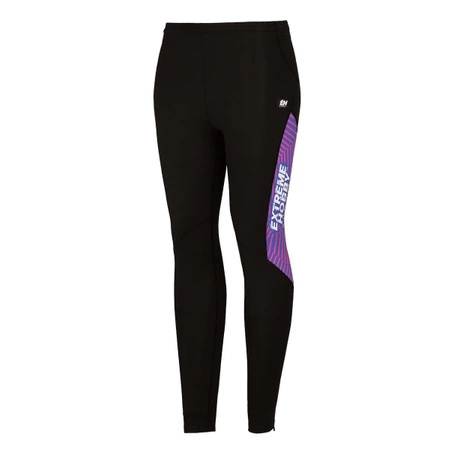 Legginsy biegowe damskie EXTREME HOBBY CALEIDOSCOPE fioletowy