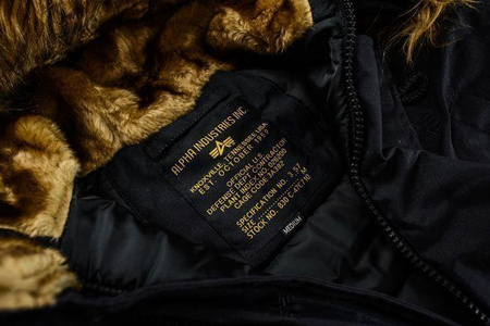 Kurtka parka ALPHA INDUSTRIES EXPLORER czarna 193128 03