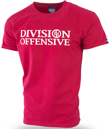 T-shirt DOBERMANS OFFENSIVE DIVISION TS325 czerwony