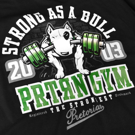 T-shirt PRETORIAN STRONG AS A BULL! czarny