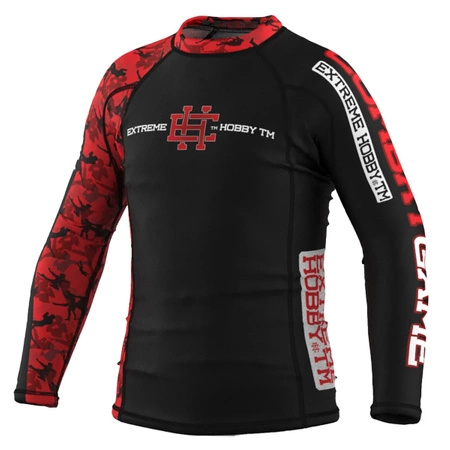 Longsleeve Rashguard Kids Red Warrior