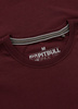 T-shirt PIT BULL SMALL LOGO 25 ciemnobordowy (dark burgundy)