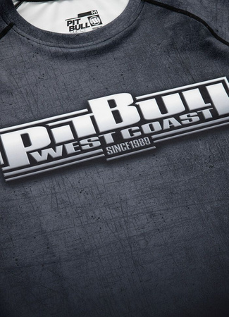 Longsleeve Rashguard PIT BULL SCRATCH szary długi rękaw