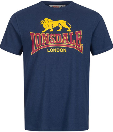 T-shirt Lonsdale TAVERHAM granatowy