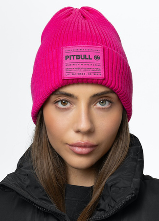 Czapka zimowa PIT BULL DOCK różowa (candy pink)