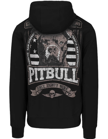 Bluza PIT BULL Tricot Terry TROUBLEMAKER czarna kaptur