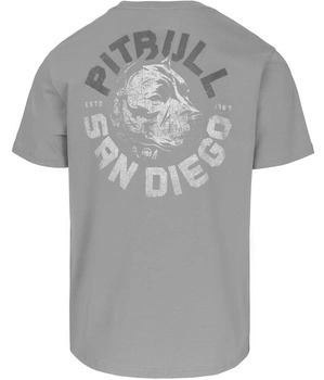 T-shirt PIT BULL DOG SD szary (grey)