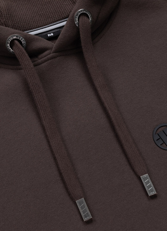 Bluza PIT BULL SMALL LOGO beżowa (pale sand) kaptur