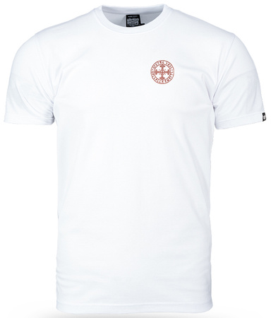 T-shirt DOBERMANS THORS CROSS TS386 biały