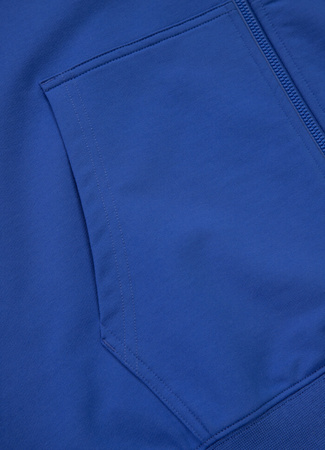 Komplet dresowy PIT BULL Tricot Terry TAPE NUGGET niebieski (electric blue) rozpinany