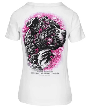 T-shirt damski PIT BULL TATTOO WMN biały