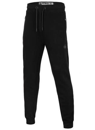 Spodnie sportowe PIT BULL SMALL LOGO PIQUE czarne