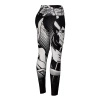 Legginsy sportowe damskie EXTREME HOBBY COMICS czarny