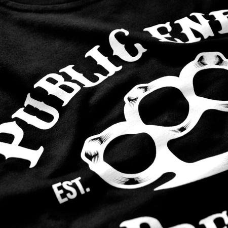 T-shirt PRETORIAN PUBLIC ENEMY czarny