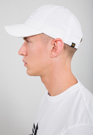 Czapka ALPHA INDUSTRIES VELCRO CAP biała 168903 09