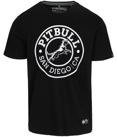 T-shirt PIT BULL SAN DIEGO CA czarny