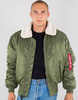 Kurtka ALPHA INDUSTRIES B15 oliwkowa (sage green) 100107 01