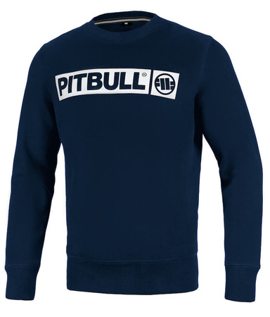 Bluza PIT BULL HILLTOP TERRY granatowa prosta