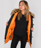 Damska kurtka ALPHA INDUSTRIES N3B VF 59 WMN czarna 113007 03